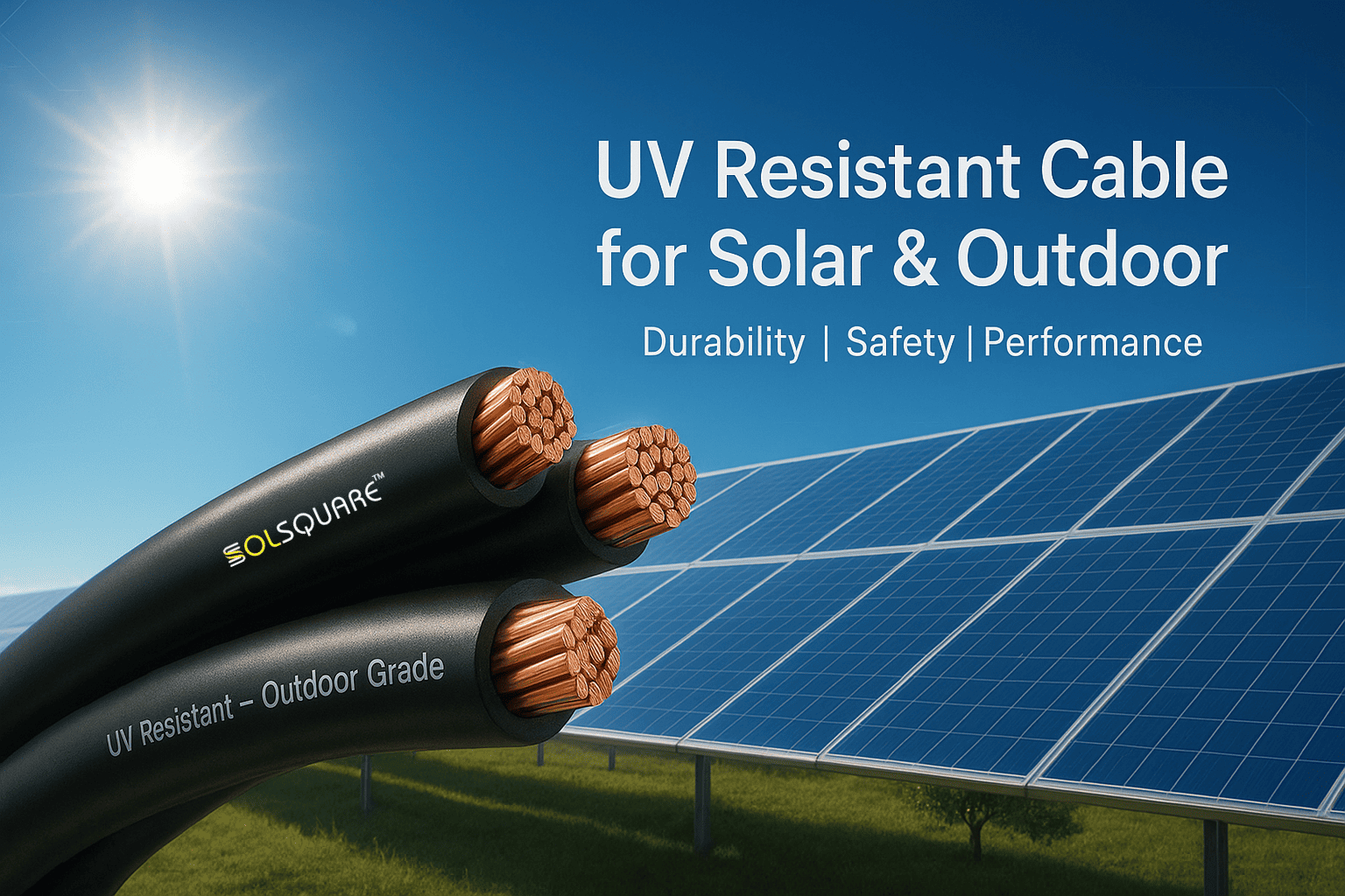 UV Resistant Cable for Solar and Outdoor Applications